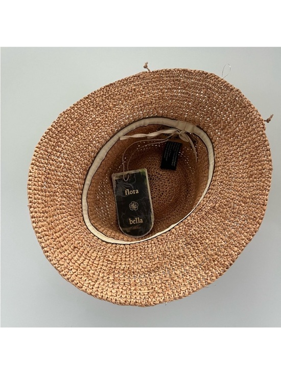 Flora Bella Raffia Straw Hat NEW main image 4
